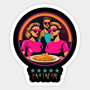 Pastafari - flying spaghetti monster Sticker